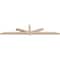 Ekena Millwork Kennewick Smooth Timber Gable Bracket, Douglas Fir, 108"W x 22"H x 3 1/2"D x 3 1/2"F, 5/12 Pitch GBW108X22X0404KEN00SDF - alternate 5